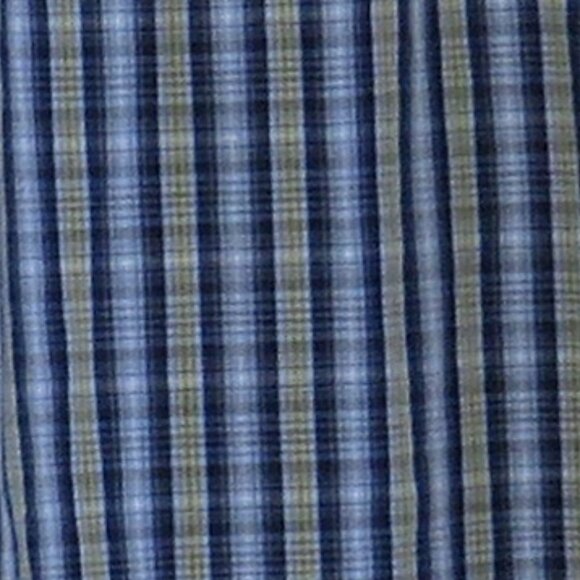 Covington* Men's Short Sleeve Button Down Curved Hem Pocket Plaid Shirt~ Large‎ - Picture 11 of 11